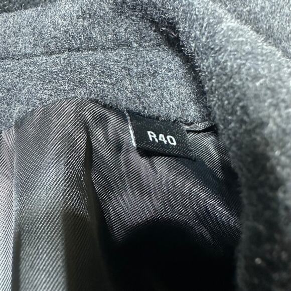 Kenneth Cole Reaction NWT Men's Raburn Wool Blend Top Coat Size 40R Charcoal - Picture 5 of 11